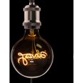thumbnail image 4 of Ampoule LED E27 Filament G125 LOVE-3W-E27-220V-Ampoule Simple Ambre, 4 of 5