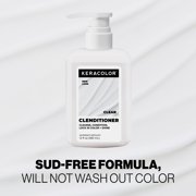 Keracolor Cleansing Conditioner, Color Safe Prevents Color Fade & Replaces Your Shampoo, 33.8 fl oz