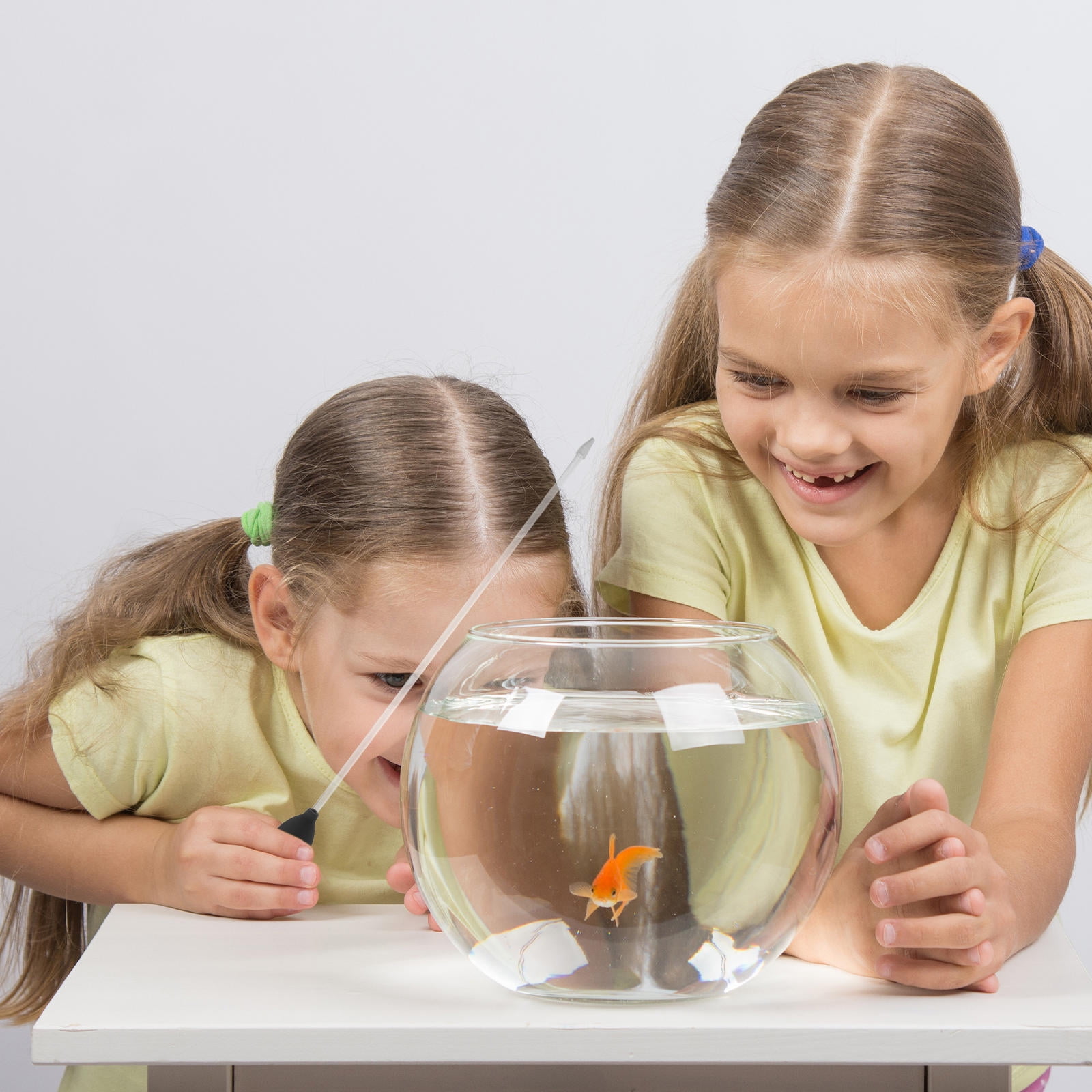 TITINICE Coral Feeder and Fish Tank Water Changer with Extended Reach Feeding Tube in Black