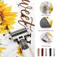 thumbnail image 5 of Round Rugs 3Ft, Sunflowers Farmhouse Round Area Rug Washable Indoor Throw Carpet, Country Botanical Floral Watercolor Small Non Slip Circle Rug for Bedroom Living Room Home Decor Aesthetic, 5 of 8