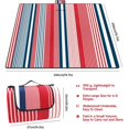 thumbnail image 2 of Esterilla de picnic de 200 x 200 cm, manta de picnic impermeable para playa y jardín, mantel de picnic grande para familia (4-6 personas), 2 of 5