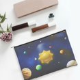 thumbnail image 6 of Susaid Solar System Print Makeup Mini Bags for Women Multi Color Cosmetics Bag Travel Toiletry Bag Pencil Pouch Blank Makeup Bags with Zipper, 6 of 7