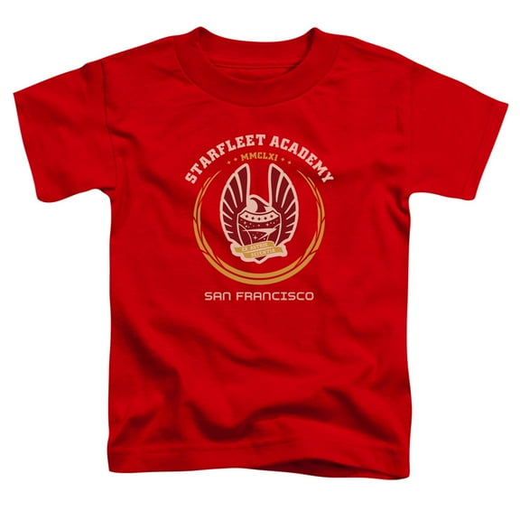 Star Trek Academy Heraldry Toddler T-Shirt Red
