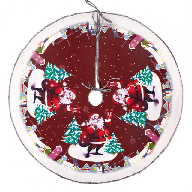 Falda de árbol de alce de Feliz Navidad, accesorio llamativo y Adorable para añadir ambiente festivo