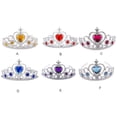 thumbnail image 4 of Qarigey Diademas con coronas elegantes y fáciles de usar para niñas, diadema con coronas, decoración, amplia aplicación Accesorio para el cabello Morado oscuro, 4 of 5