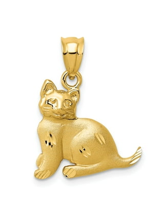 Kitten Charm, Matte Gold