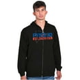 thumbnail image 5 of Proud Dominican DR Culture Ancestry Zip Up Hoodie Men's Women's Brisco Brands S, 5 of 5
