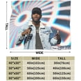 thumbnail image 2 of Flannel Blanket Bryson Rapper Tiller Throws Blankets Super Soft Fleece Air Conditioning Blankets for All Season 60"x50", 2 of 9