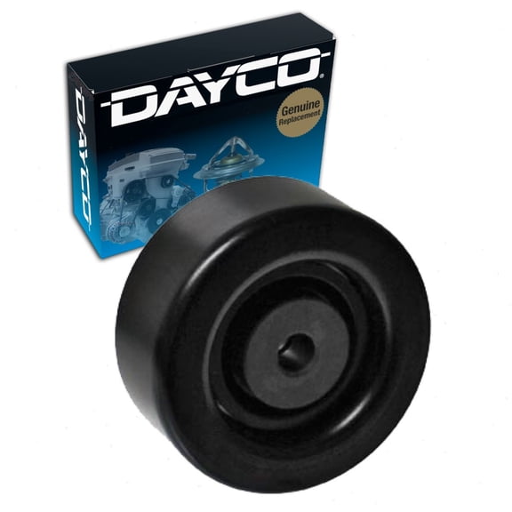 Dayco Smooth Pulley Drive Belt Idler Pulley compatible with GMC Sierra 2500 HD 6.6L V8 2001-2013