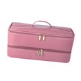 thumbnail image 4 of Case de viajes Herramientas para el cabello bolso de viaje para regalos de secador de pelo, caja de secador portátil de cremallera de dos vías gran, 4 of 8