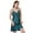 Dark Green, variant on Womens Fashion Nightgown Summer Thin Section Lace Sleepwear for S-2XL Spaghetti Strap Short Silk Robe