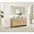 thumbnail image 2 of Altair-13 72" Double Bathroom Vanity in with Grain White Engineered Stone Countertop, 2 of 13