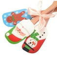 thumbnail image 4 of 3Pcs Christmas Silicone Spatula Set with Wooden Handle Snowman Gingerbread Man and Santa Claus Pattern Spatulas, 4 of 4
