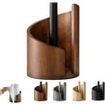 thumbnail image 7 of 2026 New Mountain & Wood Paper Towel Holder Countertop, Effortless One-Hand Tearing,Holds Jumbo and Mega Rolls (Black), 7 of 7