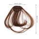 thumbnail image 2 of Clip de moda de una pieza en flequillo / flecos / extensiones de cabello Piezas de cabello falso (marrón claro), 2 of 4
