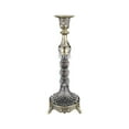 thumbnail image 2 of NWOKYZGH 1 Candelabra Gold/Silver Glossy 10.2 Inch Taper Candle Holders Gothic Decorations Candlesticks Holder Home Decor Wedding Parties Centerpiece for Dining Table, 2 of 7