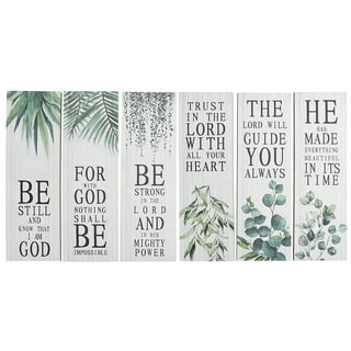 Winter Greenery with Scripture Verse Print