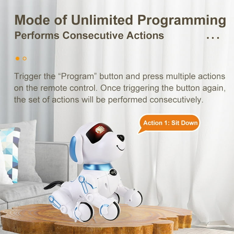 WtZbdo Interactive Puppy - Smart Pet, Electronic Robot Dog