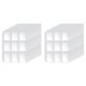 thumbnail image 1 of 100X Bolsillos de Doble Cara Páginas de Tarjetas de Intercambio Fundas de Plástico Transparente de 9 Bolsillos Protectores de Tarjetas de Juego para Carpetas de 3 Anillas, 1 of 5