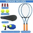 thumbnail image 3 of Tennis Rackets for Adult, 2 Players Adult Recreational Tennis Rackets Set for Beginners and Professional with 4 Tennis Balls, 3 Overgrips, 1 Tennis Bag, 3 of 12