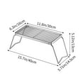 thumbnail image 3 of Portable Stainless Steel Folding Outdoor Grill Rack for Camping and Baking - Multifunctional Non-Stick Cooking Stand, 3 of 6