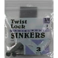 thumbnail image 2 of Danielson TL3 Rubbercore Twist Lock Sinker 3/4oz Size 3, 3Pk, 2 of 3