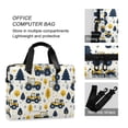 thumbnail image 4 of FORMRS 16" Laptop Bag Carrying Sleeve Case with Handle Travel Shoulder Briefcase, Beige Truck Pattern, 4 of 8