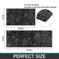 thumbnail image 7 of Halloween Spider Web with Purple Icons Kitchen Rugs Sets Of 2,Anti Fatigue Kitchen Mat Rugs Non Slip Washable,Decorative Kitchen Floor Mats for Kitchen,Sink,Laundry,17"x30"+17"x47", 7 of 7