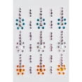thumbnail image 1 of Fiudx Ofertas Y Liquidación Color Diamante Cara Diamante Pegatina Cristal Diamante Pegatina Cuerpo Arte Mascarada Niños Fiesta Ojo Diamantes, 1 of 2