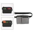 thumbnail image 6 of Practical Fanny Pack Multi Pockets Care Workers Electrician Waist Bag for Workout Store Nursing Accessories Gift - Dark Grey, 22x5x15cm 19, 6 of 10