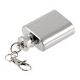 thumbnail image 3 of 1 oz Mini Pocket Stainless Steel Wine Bottle Whiskey Liquor Hip Flask Screw Cap, 3 of 6
