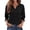 #03 Black, variant on Button Down 3/4 Sleeve Shirt Women Dressy Business Casual Professional Blouse V Neck Work Tops 2026 Trendy ,S,Beige