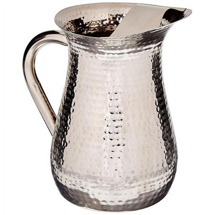 Leeber 72605 Hammered Pitcher With Ice Guard, 72 oz.