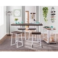 thumbnail image 4 of Geo Industrial Counter Stool by LumiSource, 4 of 8