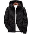 thumbnail image 1 of Chaqueta impermeable para hombre Fule, abrigo con capucha, ropa de abrigo ligera, cortavientos y transpirable., 1 of 8