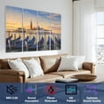 thumbnail image 3 of 8 Pack Art Acoustic Panels Sound Absorbing Venice sunrise gondolas Venice Italy Decorative Soundproof Wall Panels Self Adhesive for Nursery Game Room Office Bedroom Italy Lover 48"x32", 3 of 7