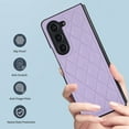 thumbnail image 4 of Allytechgroup Galaxy Z Fold7 Case, Slim Fit Premium PU Leather Stylish Protective Shockproof Fashionable Phone Cases Cover for Samsung Galaxy Z Fold 7, Purple, 4 of 8