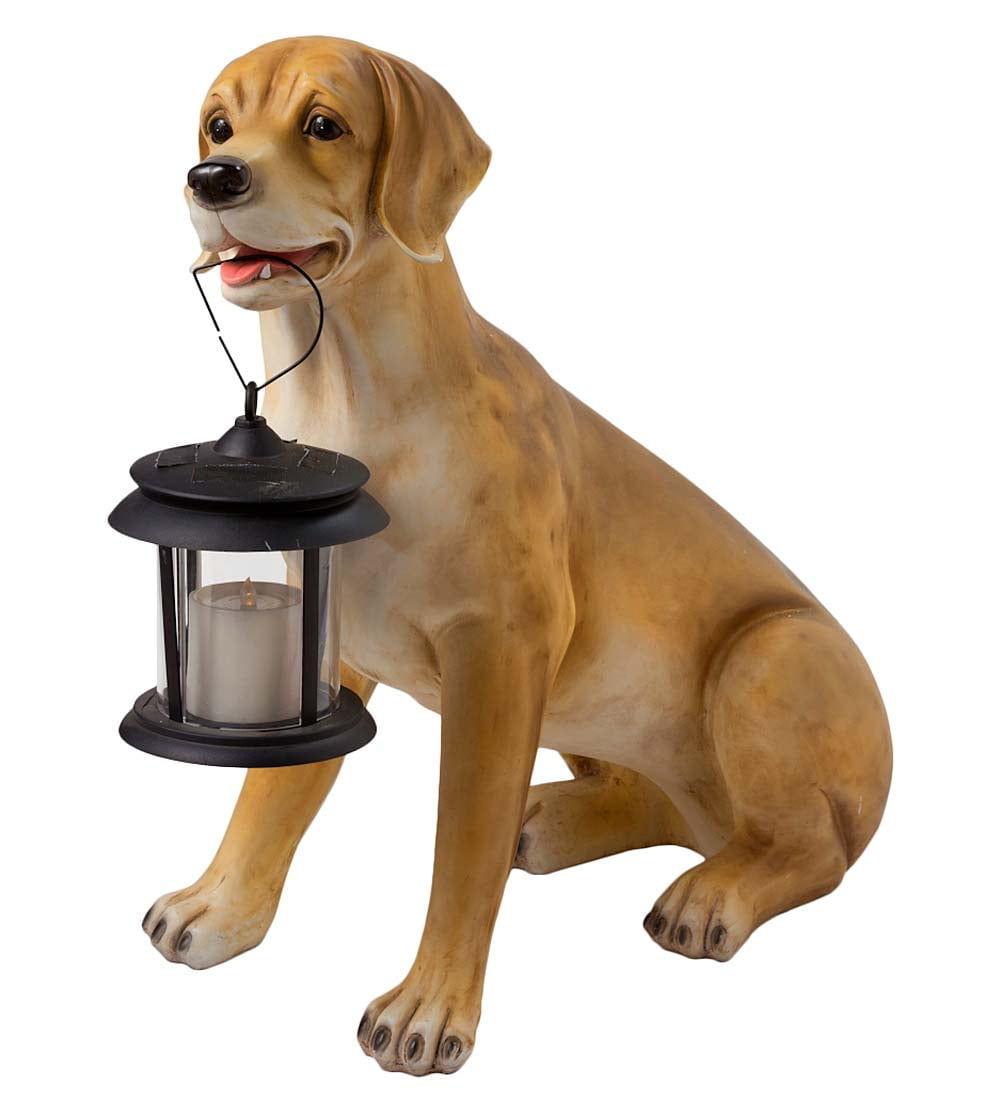 labrador yard statues