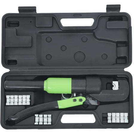 SHZAITOR YQK-70 Wire Crimper with 9 Pairs of Dies Hydraulic Crimping Tool Fit for Welding Cables, Electrical Cables and Power Wires