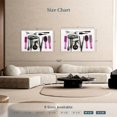 thumbnail image 3 of Elephant Stock Hair Salon Fuchsia Tools Wall Art - Horizontal Canvas Wall Art - Living Room Wall Decor - Fashion And Beauty Canvas - Black And White Decor - 51" x 34", 3 of 4