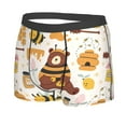 thumbnail image 2 of Disketp Cute Bee Honey Jar Hive Bear Men'S Boxer Briefs,Soft And Breathable Cotton Underwear With Comfortflex Waistband, 2 of 9