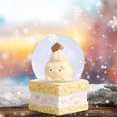 thumbnail image 1 of KelaJuan Christmas Snow Globe, Battery Operated Holiday Desktop Decor with Music Light Gift, 1 of 6