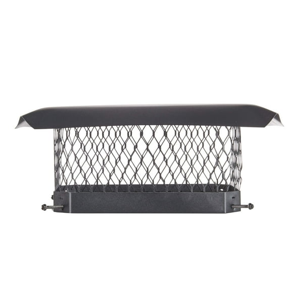 Tapa de chimenea HY-C Shelter 9x13 de acero galvanizado de un solo conducto