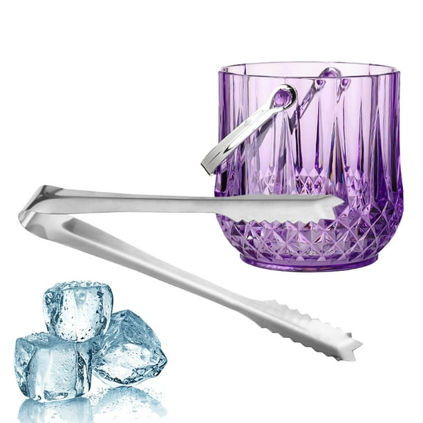 Cubo enfriador de vino Macarena cubo de almacenamiento acrílico Violeta Redondo