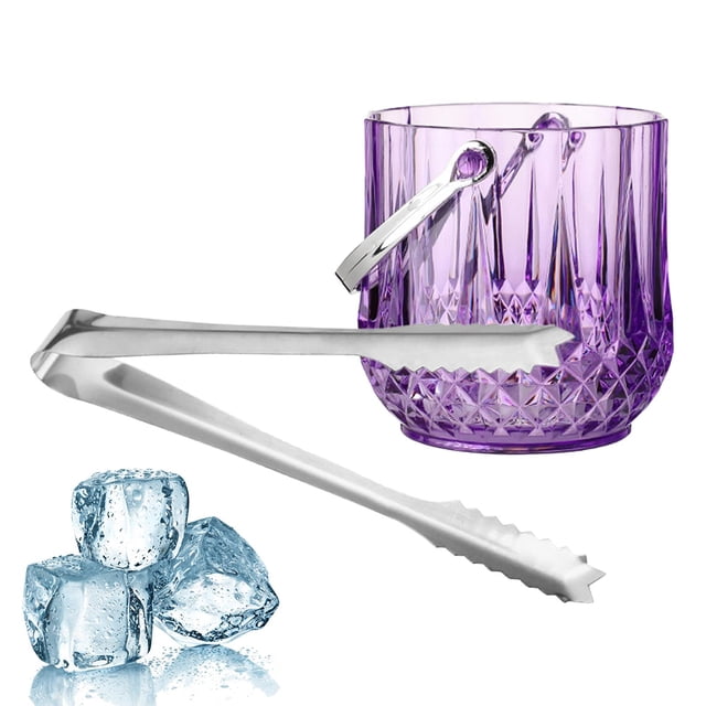 Cubo enfriador de vino Macarena cubo de almacenamiento acrílico Violeta Redondo