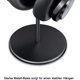 thumbnail image 5 of Soporte para auriculares, soporte para auriculares de madera de nogal y aluminio, soporte para auriculares para juegos de nogal natural con base sólida y pesada para todos los tamaños de auriculares (, 5 of 5