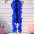 thumbnail image 4 of Fancy Dress Bufanda de plumas coloridas Lifeful para manualidades de disfraces (azul real), 4 of 7