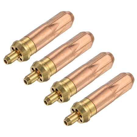 

Uxcell Red Copper Brass Cutting Tip Plum Shape 3mm Dia 74mm Length 4-300 4 Pack