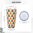 thumbnail image 4 of Vsdgher Colorful Frogs 20 Oz Stainless Steel Vacuum Insulated, Travel Mug Coffee Cup for Home, Office, Outdoor Works Great for Ice Drinks and Hot Beverage -Straw Two-piece Set, 4 of 8
