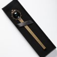 thumbnail image 2 of Gemini Bookish Lace Bookmark in Antique Bronze: a Thoughtful Gift for Readers and Book Lovers, 2 of 5